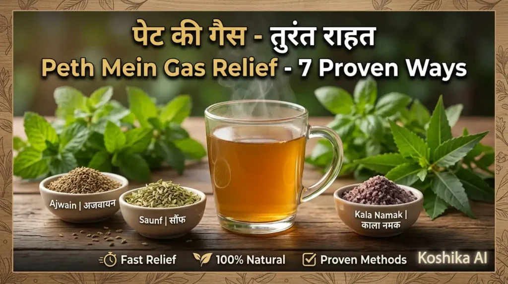 क्या आपके पेट में गैस भरी रहती है? – Pet Me Gas Rokne Ke 7 Proven Gharelu Nuskhe