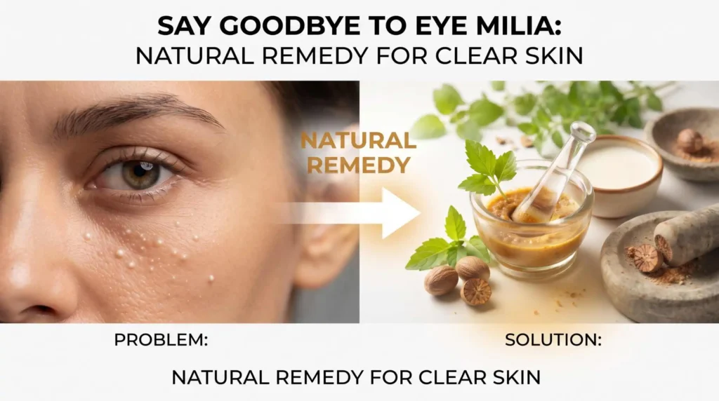 How to Remove Eye Milia Permanently – Aankh Ke Milia Hatane Ka Best Nutmeg Remedy – Complete Guide | Koshika AI